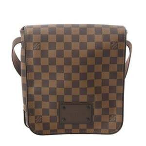 LOUIS VUITTON Louis Vuitton Damier Brooklyn PM Brown N51210 Men's and Women's...